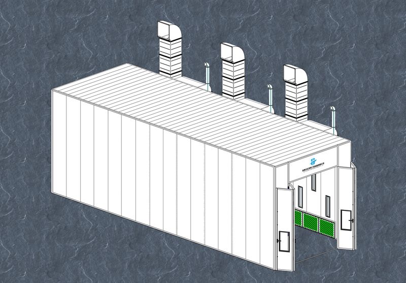 大型工業噴烤漆房-側墻